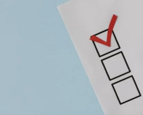 Checklist image representing thorough assessment steps in cyber risk management NYC​, ensuring proactive business protection and security.
